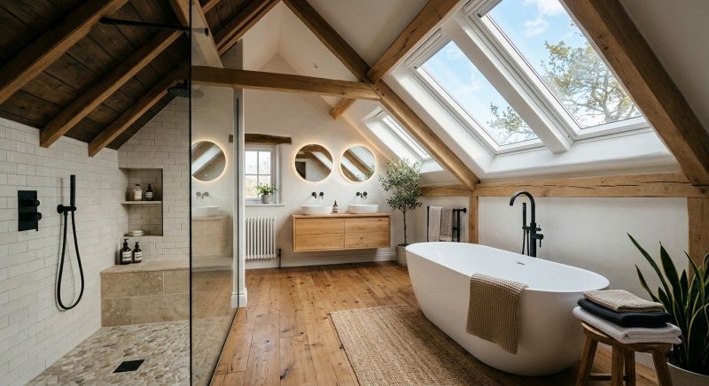Attic Bathroom Remodeling in Berlin, MD
