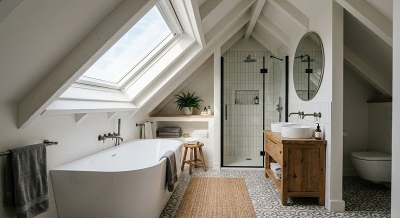 Attic Bathroom Remodeling in Berlin, MD