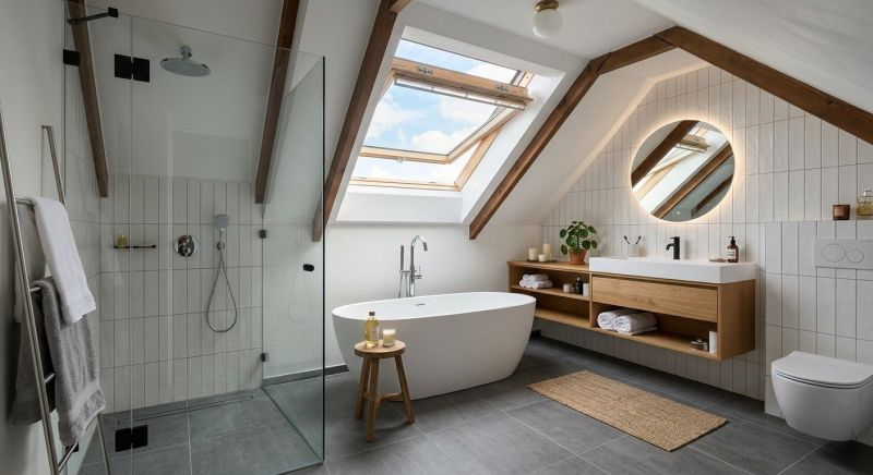 Attic Bathroom Remodeling in Berlin, MD