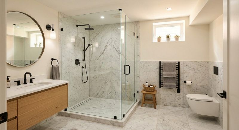Basement Bathroom Remodeling in Berlin, MD