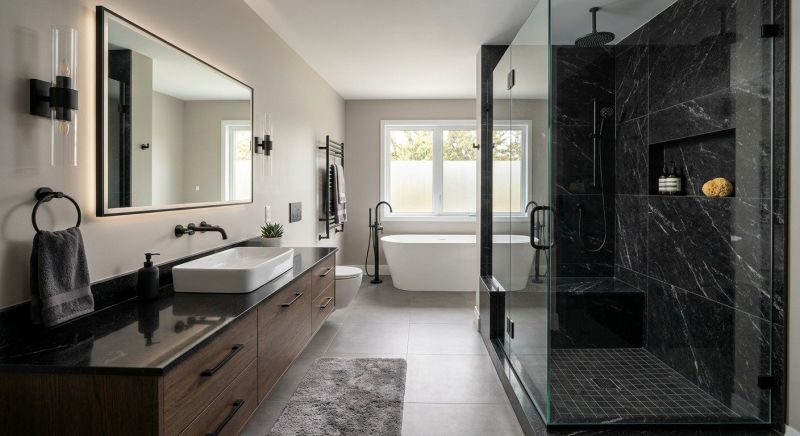 Granite Shower Installation in Berlin, MD