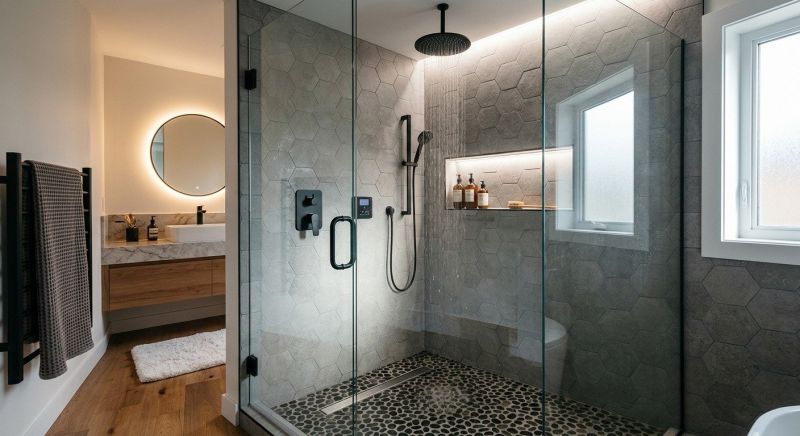 Granite Shower Installation in Berlin, MD