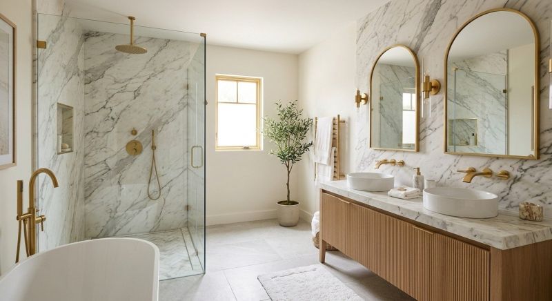 Granite Shower Installation in Berlin, MD